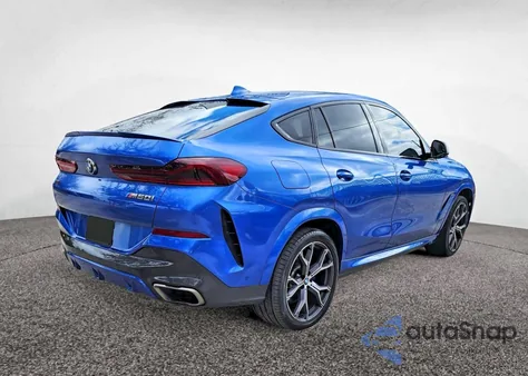 2020 BMW X6 M50I z USA, uszkodzony, nr VIN 5UXCY8C03LLE40301